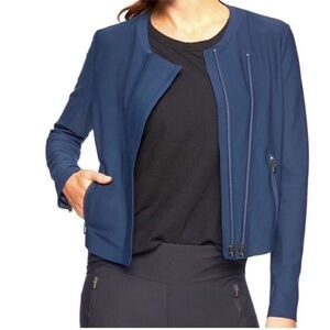 Athleta Dark Blue Blazer moto